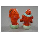Vintage Salt & Pepper Shaker Set - Lobsters