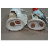 Vintage Salt & Pepper Shaker Set - Birds