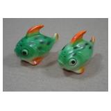 Vintage Salt & Pepper Shaker Set - Fish