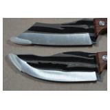 Set of 3 Rolled Steel Hunting Knives