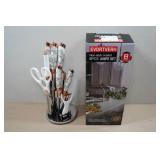 Evdrtverh 6-Piece Kitchen Knife Set with Stand