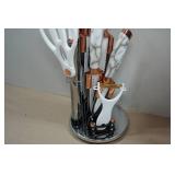 Evdrtverh 6-Piece Kitchen Knife Set with Stand