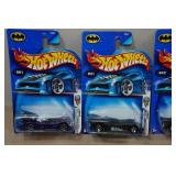 Hot Wheels - 2004 First Editions - Batmobile, Tomohawk, Hummer