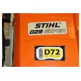 Stihl 029 Super Gas Chain Saw with 20" Bar