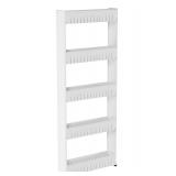 Slim Rolling 5-Tier Cart