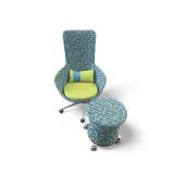 Keilhauer Lounge Chair w/ Ottoman