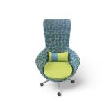 Keilhauer Lounge Chair w/ Ottoman