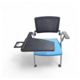 5 Nesting Chairs on Wheels w/ Tablet Arms
