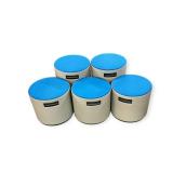 5 Steelcase Turnstone Buoy Blue & Grey Seats that retail new for $395 each