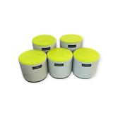 5 Steelcase Turnstone Lime Green & Grey Multicolored Seats that retail new for $395 each