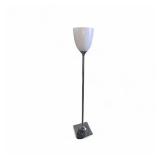 Floor Lamp White and Chrome 63