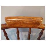 Pair of Century Chair Company Faux Bamboo Armchairs