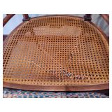 Pair of Century Chair Company Faux Bamboo Armchairs