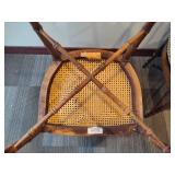 Pair of Century Chair Company Faux Bamboo Armchairs