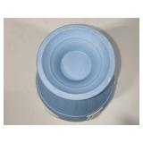 Wedgwood Blue Jasperware "Bountiful" Vase