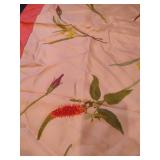 Salvatore Ferragamo Silk Pink Floral Print Scarf