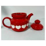 Waechtersbach Heart Teapot and Trivet