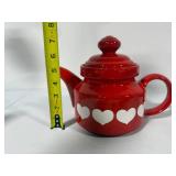 Waechtersbach Heart Teapot and Trivet