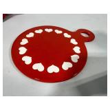 Waechtersbach Heart Teapot and Trivet