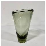 Per Lutken for Holmgaard Danish Mid-Century Modern Art Glass Vase - Signed