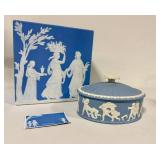 Wedgwood Jasperware Trinket Box - In Original Box