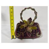 Mary Frances Beaded Flower Purse
