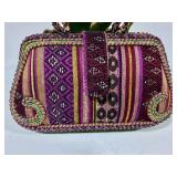 Mary Frances Beaded Flower Purse