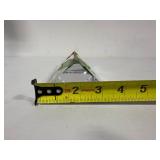 Mats Jonasson Pink Tulip Glass Sculpture