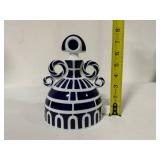 Sargadelos "Menina" Porcelain Blue and White Hand Crafted Figurine