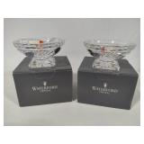 Waterford Crystal "Arcade" Votive Candle Holder w/Candles *New in Box*