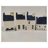 Blue Delft Houses Exclusively Made for KLM by Bols