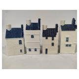 Blue Delft Houses Exclusively Made for KLM by Bols
