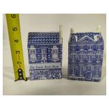 Delft Hand Painted Miniature Shop/House