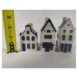Blue Delft Houses Exclusively Made for KLM by Bols