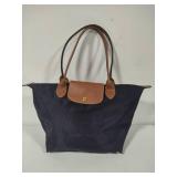 Longchamp Le Pliage Black Shoulder Canvas Tote