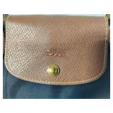 Longchamp Le Pliage Black Shoulder Canvas Tote