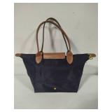 Longchamp Le Pliage Black Shoulder Canvas Tote