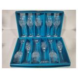 Adele Bohemia Crystal Vintage Champagne Glasses