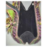 Mary Frances Beaded Flower Purse