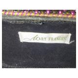 Mary Frances Beaded Flower Purse