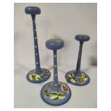 Hand Painted Wooden Hat Stands