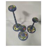 Hand Painted Wooden Hat Stands