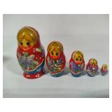 Russian Folk Art Nesting Dolls