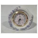 Lladro Floral Table Clock