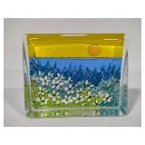 Signed Helja Liukko-Sundstrom "Warmth of the Sun" Glass Art