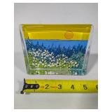 Signed Helja Liukko-Sundstrom "Warmth of the Sun" Glass Art