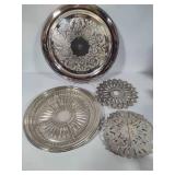 Silver Plated Serving & Accessory Pieces