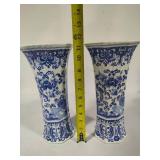 Two Blue/White Porcelain Vases