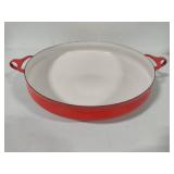 Dansk Kobenstyle Red Enamel 13" Paella Pan