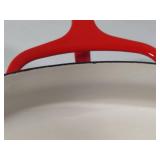 Dansk Kobenstyle Red Enamel 13" Paella Pan